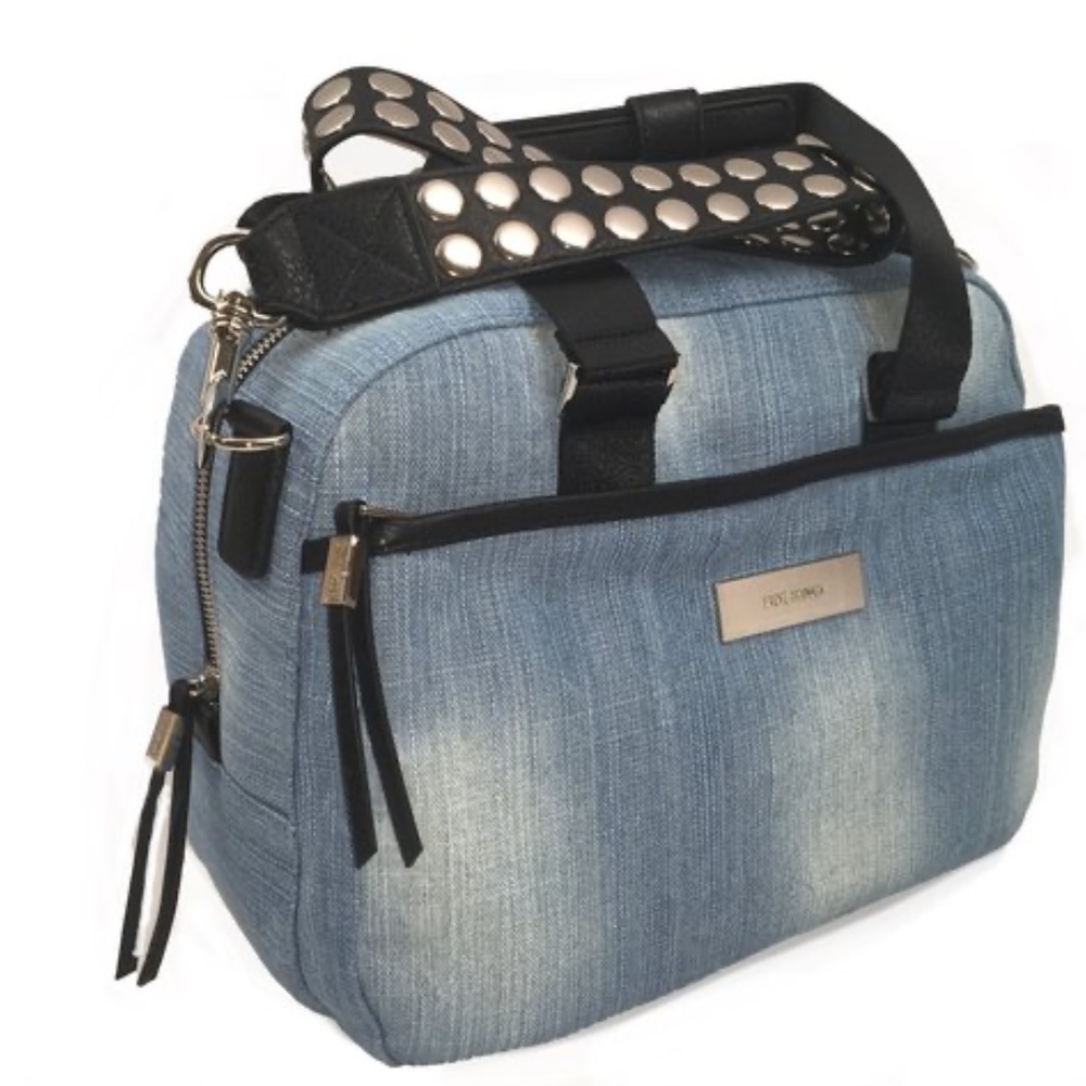 One Left - "Swift" Satchel by STEVEN (Denim)